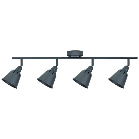 KINKIET FIONA oprawa ścienna 4xE14 do sufitu CZARNY GOLDLUX (Polux)