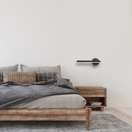 Lampa Ścienna Kinkiet SYDNEY 6W LED Czarna lewy Milagro
