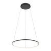 Lampa Sufitowa Wisząca LED 21W 660lm 3000K Ciepła Czarna Nowoczesna CIRCOLO LED M 10812 Nowodvorski