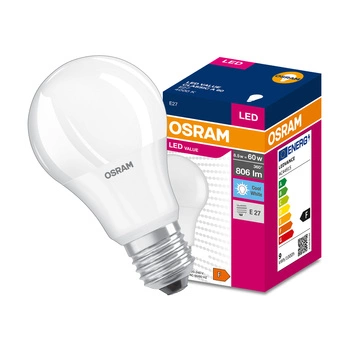 Żarówka LED E27 A60 8,5W = 60W 806lm 4000K Neutralna 200° OSRAM Value