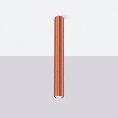 Lampa Sufitowa Reflektor Tuba Spot 1x GU10 Ochra Czerwona Karbon Deep Space SL.1629 Sollux