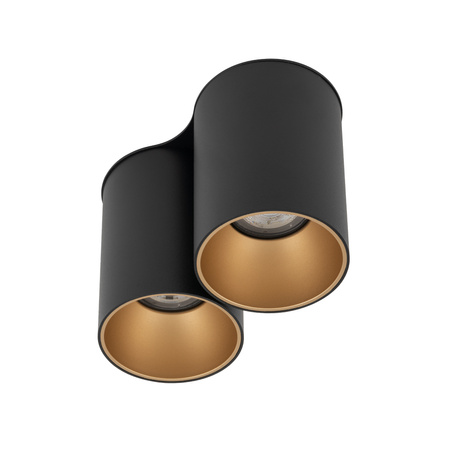 Oprawa Natynkowa Sufitowa GU10 SPOT TUBA Czarna EYE TONE 8087 Nowodvorski
