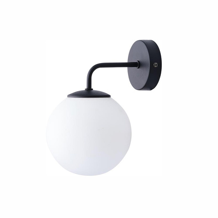 Lampa Ścienna Kinkiet MAXI Szklany Klosz Czarno-Biała Klasyczna E27 3487 TK Lighting