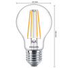 Żarówka LED E27 A60 8.5W = 75W 1055lm 4000K Neutralna Filament PHILIPS