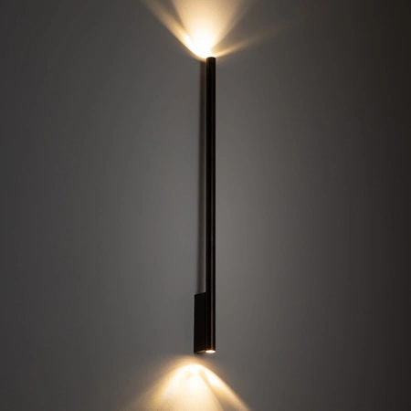 Kinkiet Ścienny Lampa Natynkowa 2x G9 Brązowa Nowoczesna LASER WALL XL 10832 Nowodvorski