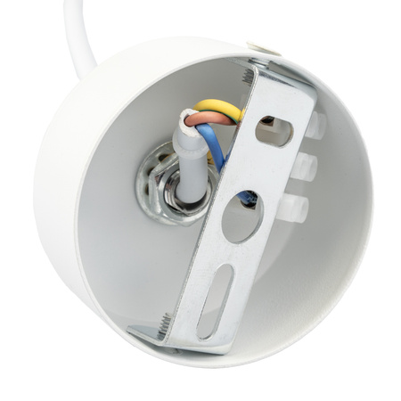 Adapter Zasilający do Szynoprzewodów Baza Montażowa 1F Biała LUMILED