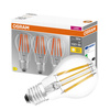3x Żarówka LED A60 E27 11W = 100W 1521lm 2700K Ciepła 320° BASE Osram