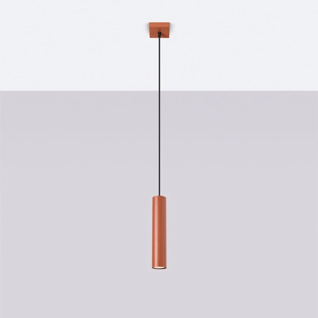 Lampa Wisząca Sufitowa Zwis Tuba Spot 1x GU10 Ochra Czerwona Lagos Ocean Green SL.1489 Sollux