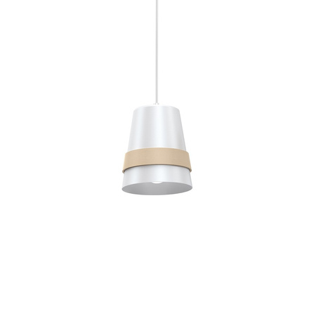 Lampa Wisząca Sufitowa VENEZIA Biała 1xE27 Milagro