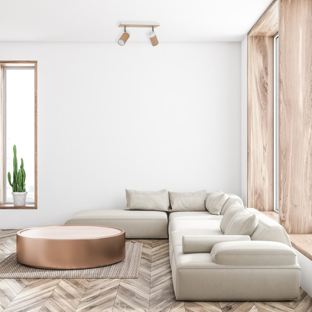 Lampa Sufitowa BARON Biała 2xGU10 Milagro