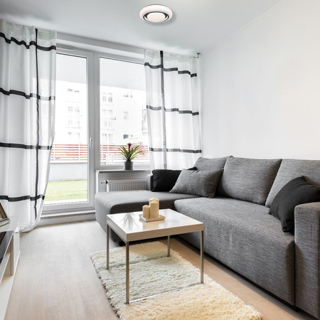 Plafon natynkowy MEGAN 24W LED Nowoczesna Regulacja Barwy Milagro Tworzywo Sztuczne + Metal PILOT