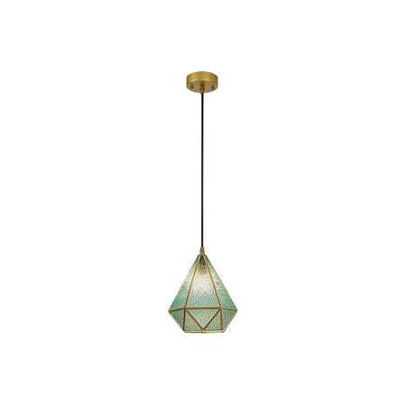 Lampa Wisząca Sufitowa Zwis E14 Złoty Vintage Norah Rabalux