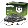 Girlanda Ogrodowa Zewnętrzna MALUS Łańcuch Świetlny 20m 40x E27 LUMILED