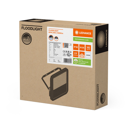 Naświetlacz LED Reflektor Zewnętrzny Lampa 69W 10000lm 4000K IP66 Biały Floodlight Ledvance
