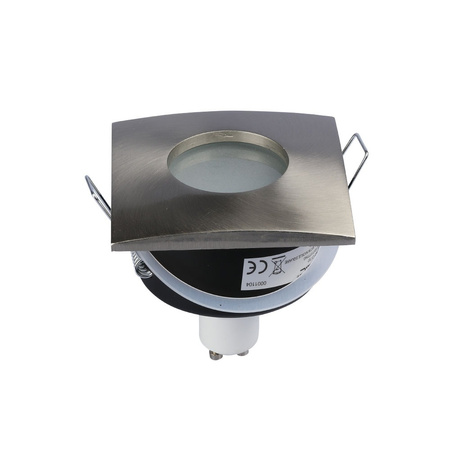 Oprawa Sufitowa Podtynkowa Spot GU10 Kwadratowa Satynowy Nikiel VT-787 V-TAC