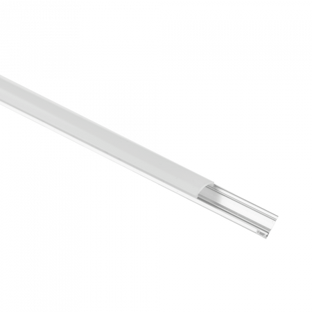 Profil Aluminiowy LED Narożny Natynkowy Anodowany 2m z Kloszem Mlecznym do Taśm LED + Zaślepki seria RW Ecolight