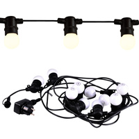 Girlanda Ogrodowa Zewnętrzna Łańcuch Świetlny PARTY 6,2m 10xE27 LED 6W 3000K GOLDLUX (Polux)