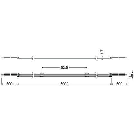 Taśma LED Pasek COB 55W Ciepła IRC90 Ledvance Performance 5m