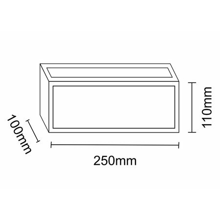 Lampa Ogrodowa Kinkiet Elewacyjny MITO E27 IP54 Czarna GOLDLUX (Polux)