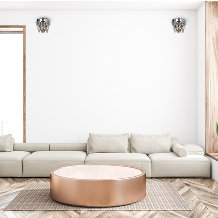 Lampa Ścienna Kinkiet GRACE Chrom 2xE14 Milagro