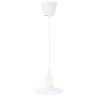 LAMPA wisząca, SUFITOWA KIKI 1xE27 10W BIAŁA 3000K GOLDLUX (Polux)