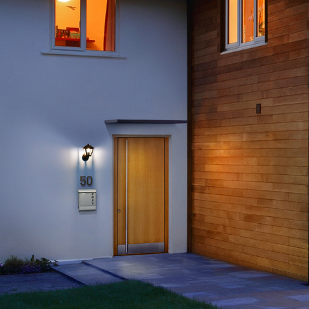 Lampa Ogrodowa Zewnętrzna Kinkiet Elewacyjny LED E27 IP44 Czarny Endura Ledvance