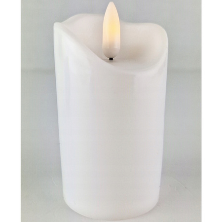 Wkład Elektryczny LED Świeca Znicz Efekt Płomienia 9,5 cm