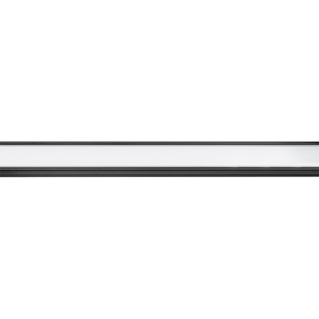 Profil Aluminiowy natynkowy MINI do taśm LED nawierzchniowy, nakładany 2m Czarny + Mleczny Klosz