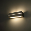 Lampa Ścienna Oprawa Natynkowa Kinkiet E27 Prostokątna Biała Nowoczesna Vega Sollux