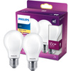 2x Żarówka LED E27 A60 10.5W = 100W 1521lm 2700K Ciepła FILAMENT LED Classic Philips