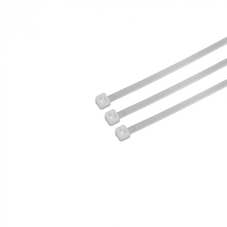 Opaski Zaciskowe Kablowe 2.5x200 mm Białe TRYTYTKI TRYTKI ZIPERKI PREMIUM OKP-25200W .MORE 100 szt.