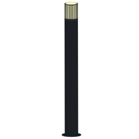 Lampa Ogrodowa Stojąca Słupek E27 Szara IP54 Kuusamo Sanico Goldlux
