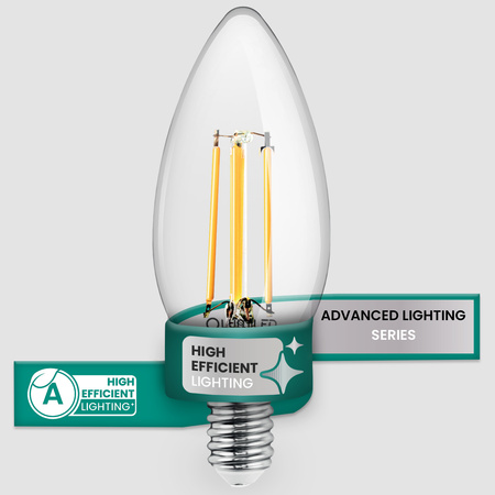 10x Żarówka LED E14 Świeczka B35 2,2W 470lm = 40W 2700K Ciepła 360° Filament KLASA A LUMILED