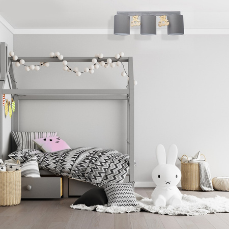 Lampa Sufitowa MIŚ 3xE27 Liniowa Milagro