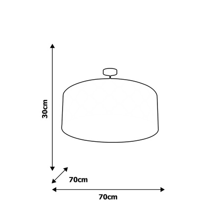 Lampa Wisząca Sufitowa PIERRE Szara 3xE27 Milagro
