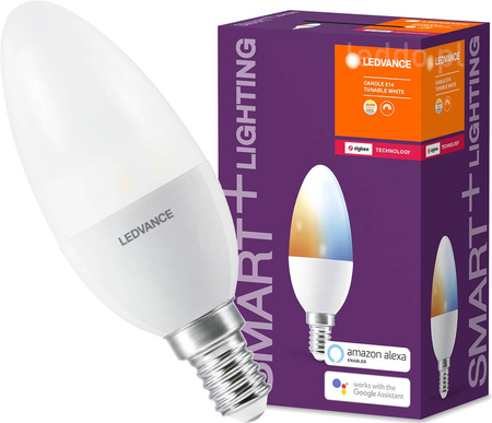 Żarówka LED E14 Świeca SMART+ 6W 470lm Ciepła - Zimna LEDVANCE ZigBee