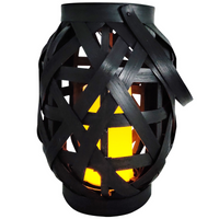 Lampa Solarna LED Latarenka Ogrodowa Wisząca Lampion Płomień Świeca IP44