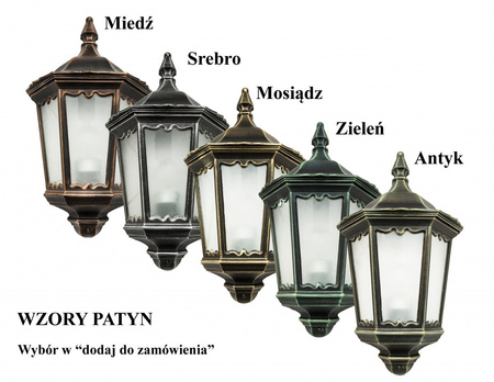 Lampa Ogrodowa Zewnętrzna Stojąca SŁUPEK Retro Classic II K 5002/3 H E27 85cm Su-Ma