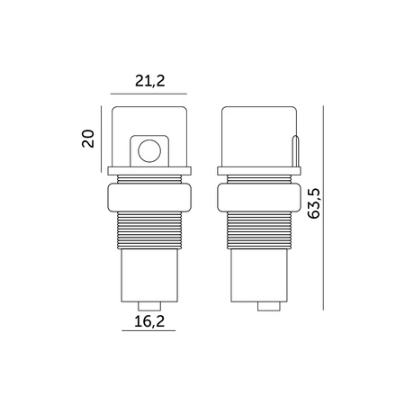 Czujnik Zmierzchu Natynkowy 360° Biały LX501 Kobi