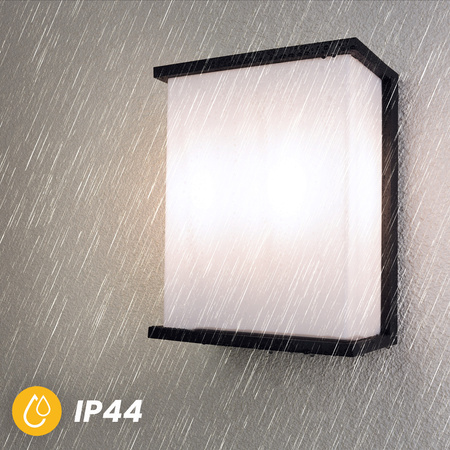 Lampa Ogrodowa Zewnętrzna Ścienna Kinkiet Elewacyjny 2x E27 Prostokątny LEVIS LUMILED