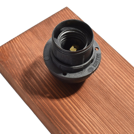 Lampa wisząca OZZY 3xE27 Różne Geometryczne Kształty Loft MLP6252 Milagro Metal + Drewno