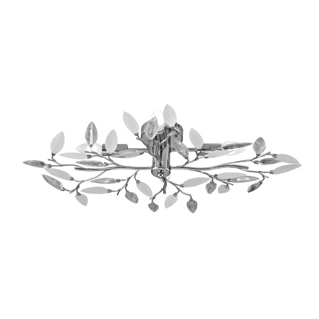 Lampa Sufitowa Żyrandol 4x E14 Chrom Nowoczesny Lilian Rabalux
