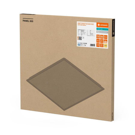 Panel LED Oprawa Biurowa Lampa Sufitowa 33W 3630lm 3000K Ciepła Ściemnialna Natynkowa Podtynkowa Biały 60x60cm UGR19 Compact Ledvance