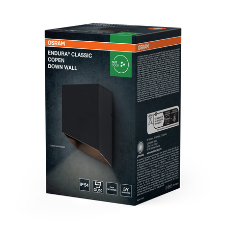 Kinkiet Ogrodowy Lampa Elewacyjna Zewnętrzna LED Szary IP54 Endura Osram