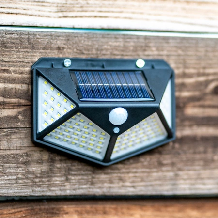 Naświetlacz Solarny LED Halogen Lampa Ogrodowa 6500K IP44 Czujnik Ruchu i Zmierzchu VERIS LUMILED