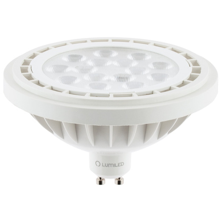 Zestaw Oprawa Podtynkowa Ruchoma GU10 ES111 Okrągła Biała Carpi LUMILED + Żarówka LED GU10 ES111 15W 3000K
