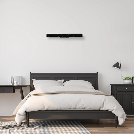 Lampa Ścienna Kinkiet PIERCE Czarna 24W LED Milagro