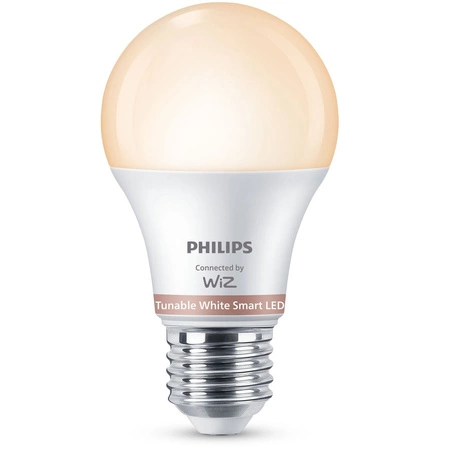 2x Żarówka LED E27 A60 8W = 60W 806lm 2700-6500K TW Inteligentna SMART WiFi Bluetooth Aplikacja WiZ Philips