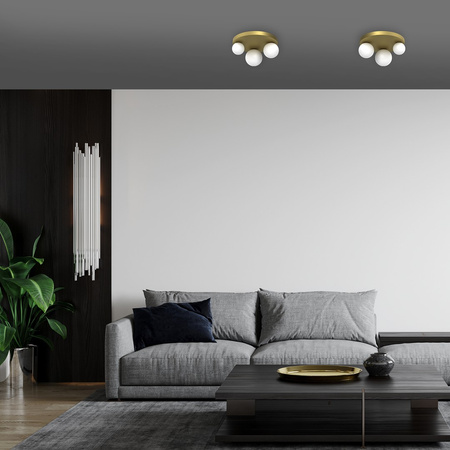 Lampa Sufitowa BIBIONE Złota 3xG9 Milagro