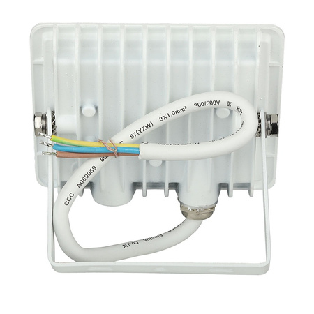 Naświetlacz LED 10W 850lm 3000K IP65 Biały SMD VT-4011W V-TAC